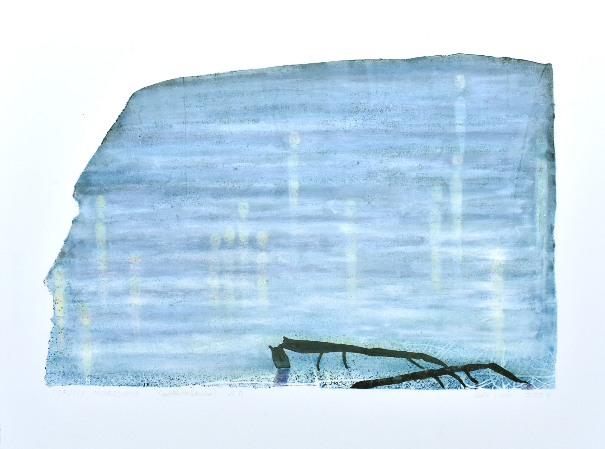 Tormis murdunud. Broken in storm